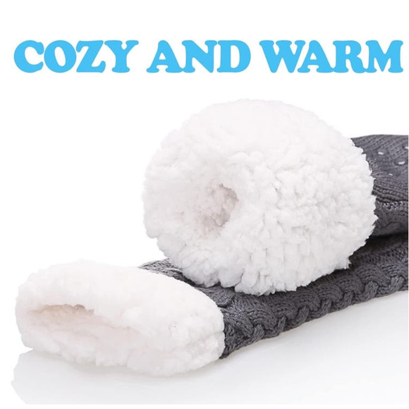 SDBING Women Winter Soft Warm Cozy Fuzzy Fleece Lined Gripper Slipper Socks NEW - Picture 7 of 13